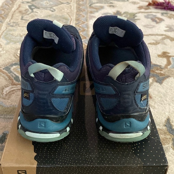 Saloman XA Pro 3D GORE-TEX Women's Trail Running Shoe Navy / Size 8 - Picture 2 of 5